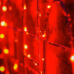 80cm Outdoor HO HO HO Flashing LED Light Up Christmas Silhouette Motif Decoration