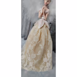 Christmas Angel Tree Topper Lace Dress Traditional Decoration 24cm