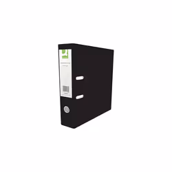 70mm Lever Arch File Polypropylene A4 Black (Pack of 10)