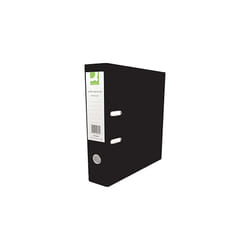 70mm Lever Arch File Polypropylene A4 Black (Pack of 10)