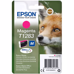 Epson T1283 Magenta Fox Genuine, DURABrite Ultra Ink Cartridge, Amazon Dash Replenishment Ready