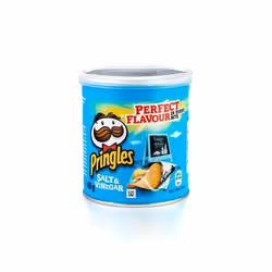 PRINGLES Salt & Vinegar Flavour 40g Tube (Pack 12) - 0401085x12