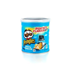 PRINGLES Salt &amp; Vinegar Flavour 40g Tube (Pack 12) - 0401085x12