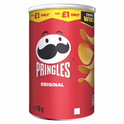 Pringles Original Crisps Can 70g (Pack of 12)