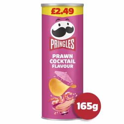Pringles Prawn Cocktail 165g  (Pack of 6)
