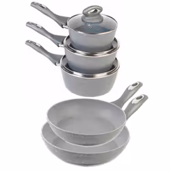 Pan 3 Piece Pan Set Marblestone Collection 20cm and 24cm Frying Pan