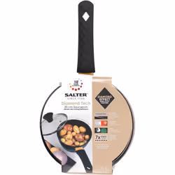 Salter 20 cm Diamond Gold Edition Forged Aluminium Non-Stick Cooking Saucepan