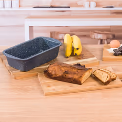 RH00996EU Nightfall Stone Loaf Pan - Non-Stick 28cm Bread Pan, Carbon Steel, PFOA Free, Rectangle Cake Tin, Malt Loaf, Lightweight, Easy Clean, 5 Year