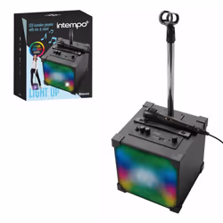 Intempo Karaoke Bluetooth Speaker With Microphone, Stand & Lights