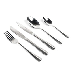 BW086282EU7 Newbury Cutlery Set â 20 Piece, 18/0 Stainless Steel, 15-Year Guarantee, 4 Place Settings, Includes Forks, Knives, Steak Knives, Dessert