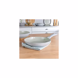Salter BW09277 Earth Frying Pan Non-Stick Cookware, 24cm, Strong Titanium Based Ceramic Coating, for All Hob Types Including Induction, Soft-Touch