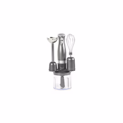 EK2827GUNMETAL Cosmos 3 in 1 Hand Blender Mixer Set Electric Whisk Mini Chopper Attachments 350 W Stainless Steel Blades 500  ...