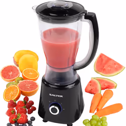 Salter Deluxe Blender Set, Food Processor Bowl, 1.5L Jug, 600ml Bottle