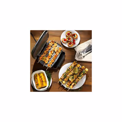 Salter EK4366 Cosmos Health Grill, Electric Non-Stick Grill & Panini Press, Cook with Little or No Oil, Large Surface Area, Removable Drip Tray, Autom