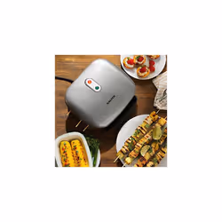 Salter EK4366 Cosmos Health Grill, Electric Non-Stick Grill & Panini Press, Cook with Little or No Oil, Large Surface Area, Removable Drip Tray, Autom
