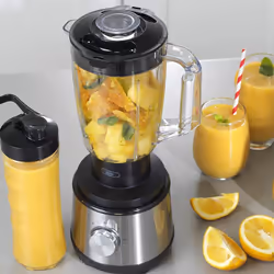 Salter 4 in 1 Juicer and Blender, 2 Speed, On The Go Smoothies, 400W