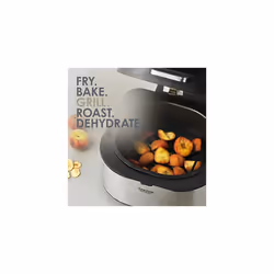 Salter EK4549 AeroGrill Air Fryer ? 5-in-1 Tabletop Multicooker & Health Grill, Family Size 5.2L Capacity, Temperature Probe Include, LED Digital