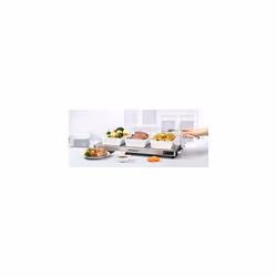 Progress EK2610P Cordless Hot Plate, Large Food Warming Tray, Plate Warmer, Portable Buffet Server Tray, 1200 W, Non-Slip Feet, 15 Minute Charge