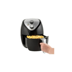 Go Healthy Hot Air Fryer 3.2L Non Stick 1300W Removable Plate Adjustable Timer