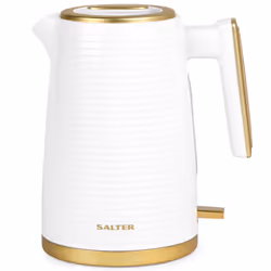Salter EK5031WHT Palermo Electric 1.7L Kettle - 3000W Rapid Boil, 360 Swivel Base, Auto Shut-Off, Boil-Dry Sensor, Anti-Limes ...