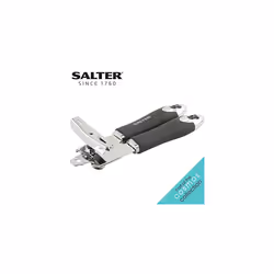 Salter BW11386EU7 Cosmos Can Opener, Manual Turn Knob, Kitchen Tin Opener Arthritis Hands, Weak Hands, Elderly, Camping, Hanging Hook, Easy to Clean,