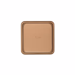 Russell Hobbs RH02148GEU7 Opulence 22 cm Carbon Steel Square Pan, Non-Stick Surface, Easy Clean, Stylish Design, Gold, Perfect for Tarts, Brownies &