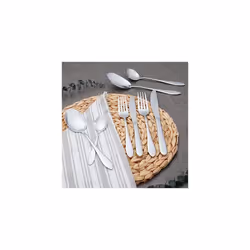 RH02851EU7 Lisbon Cutlery Set â 44 Piece Stainless Steel, Table Utensils for 6 People Dishwasher Safe, Forks/Knives/Spoons & 2 Serving Spoons