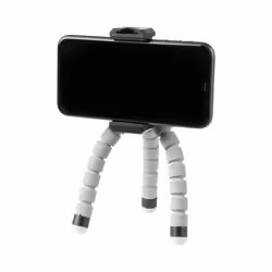 Intempo Mini Tabletop & Travel Tripods Smartphone Camera with Phone Mount 55mm-85mm Lightweight Stand Flexible Adjustable Mount