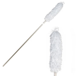 LASAL71502WEU7 Warm Harmony Microfibre Duster - Scratch Free Cleaning, Extendable Handle 120cm, Feather Duster, Traps Dust & Dirt, Flexible Head,
