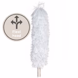 LASAL71502WEU7 Warm Harmony Microfibre Duster - Scratch Free Cleaning, Extendable Handle 120cm, Feather Duster, Traps Dust & Dirt, Flexible Head,