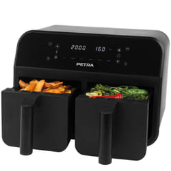 Petra Dual Air Fryer Double Drawer Non-Stick  6 Presets 7.4L 2400 W
