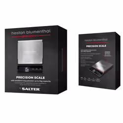 Heston Blumenthal Precision by Salter 1140A HBBKDR Digital Kitchen Scales - Premium Precision Bakers/Chef Scale, For Weighing Food/Coffee And Liquid