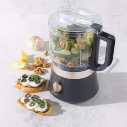 Salter Marino Mini Food Chopper - Compact Electric Dicer, Chop Onions, Garlic and Vegetables, 2 Speed, 500ml BPA-Free Bowl, Stainless Steel Blade,