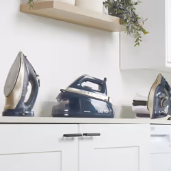 BEL01609 Titanium 2 In 1 Cordless Steam Iron - Use With Or Without Cord, 360 LED Charging Base, Ceramic Soleplate, Anti-Calc & Drip Functions,