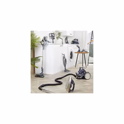 BEL0812TT Titanium Pet Plus+ Multicyclonic Vacuum Cleaner - Cylinder Vacuum with Pet Turbo Brush, Flexible Hose and Crevice Tool for Hard-to-Reach