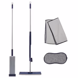 LA030186FEU7 Deep Clean 4 in 1 Floor and Surface Cleaning Set â Includes Flat Mop with Built-In Wringing System, Dual-Sided ...