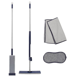 LA030186FEU7 Deep Clean 4 in 1 Floor and Surface Cleaning Set â Includes Flat Mop with Built-In Wringing System, Dual-Sided Cleaning Pad for