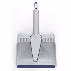 LA032760FEU7 Deep Clean Dustpan and Brush Set â Sweeping Brush with Pointed Head for Hard-to-Reach Areas, Scratch-Free Bristles, Rubber Lip for Easy