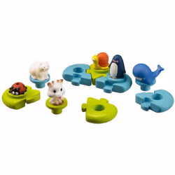 Sophie la girafe Bath Puzzle - Floating Water Toys for Babies