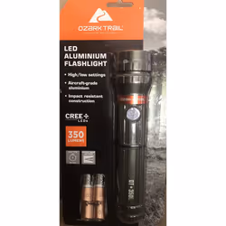 Ozark Trail 300 Lumen LED Aluminium Flashlight