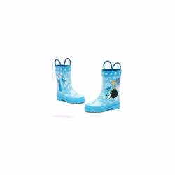 Frozen Rain Boots Anna Elsa Blue Girls Size