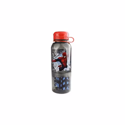 Boys Spider-Man plastic Double-fisted Snack water Bottle Black/Red
