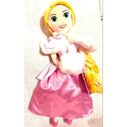 Sleeping Beauty Aurora soft plush doll toy in winter