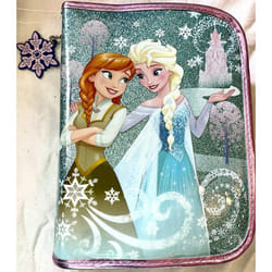 Frozen Elsa Anna Zip up Stationary Colour Artwork case Set School