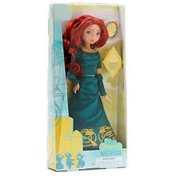 Princess Brave Merida Classic Doll with Clip On Pendant