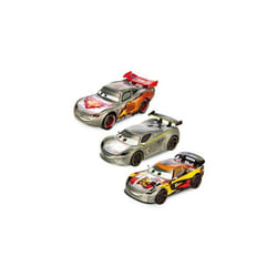 Cars Silver Light-Up Die Cast 3 Cars Set Lewis Hamilton, Lightning