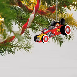 Christmas Ornament Junior Mickey and The Roadster Racers Car