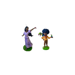 Encanto Antonio Madrigal & Isabela Set PVC Ornament Figure Figurine 3