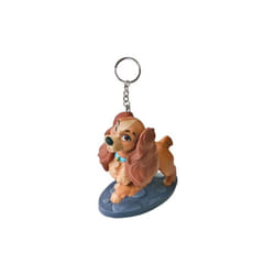 Lady & Tramp LADY Dog Key Ring Dangler Ornament PVC Figure