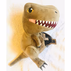U Jurassic Park Dinosaur Plush Soft Toy - Grey